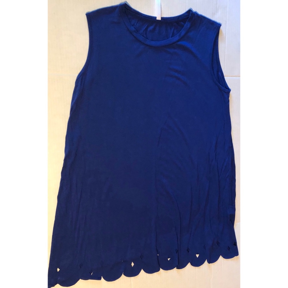 Royal blue tunic tank top size 1X